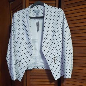 Sold. Polka dot blazer